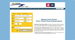 Desktop Screenshot of minoanferries.com